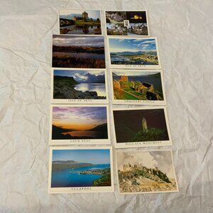 COLOUR POSTCARDS - LOT OF 10 - SCOTLAND